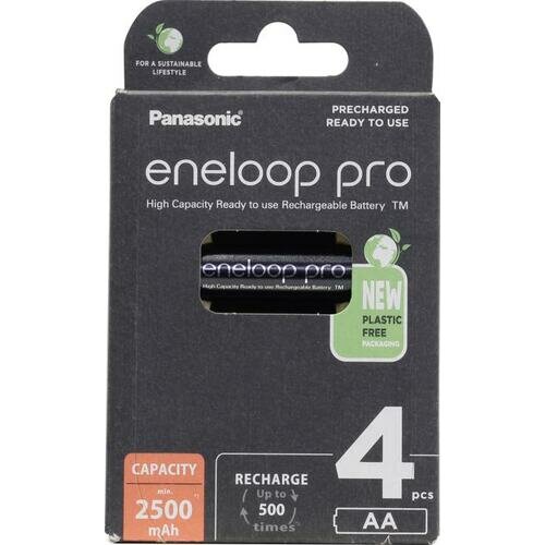 Аккумулятор Panasonic Eneloop Pro BK-3HCDE/4BE