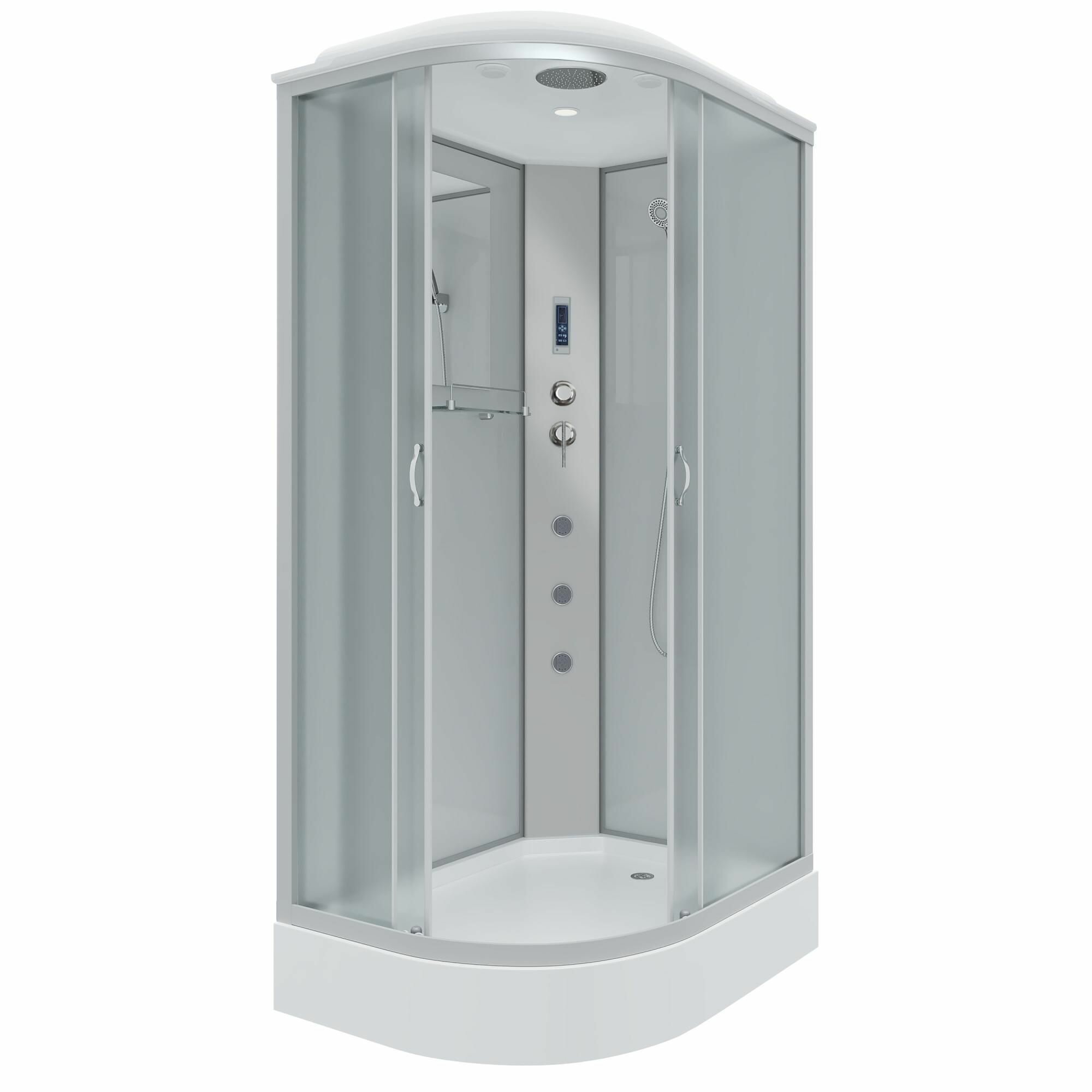 Душевая кабина Niagara Classic NG-3312-14RF 120х80х215, низкий поддон 13 см, стекло матовое