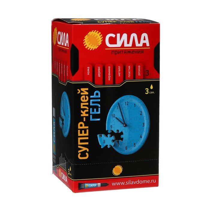 фото Супер-клей моментальный "Сила", гель, 3 г