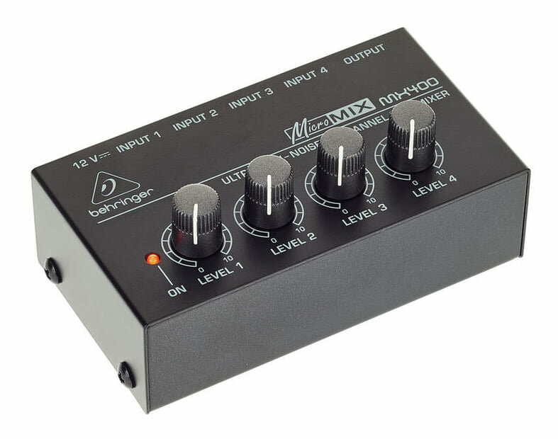 Микшер линейный 4-канальный сверхкомпактный BEHRINGER MX400