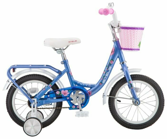 Детский велосипед Stels Flyte Lady 14 Z011 (2018) 9,5 голубой (требует финальной сборки)