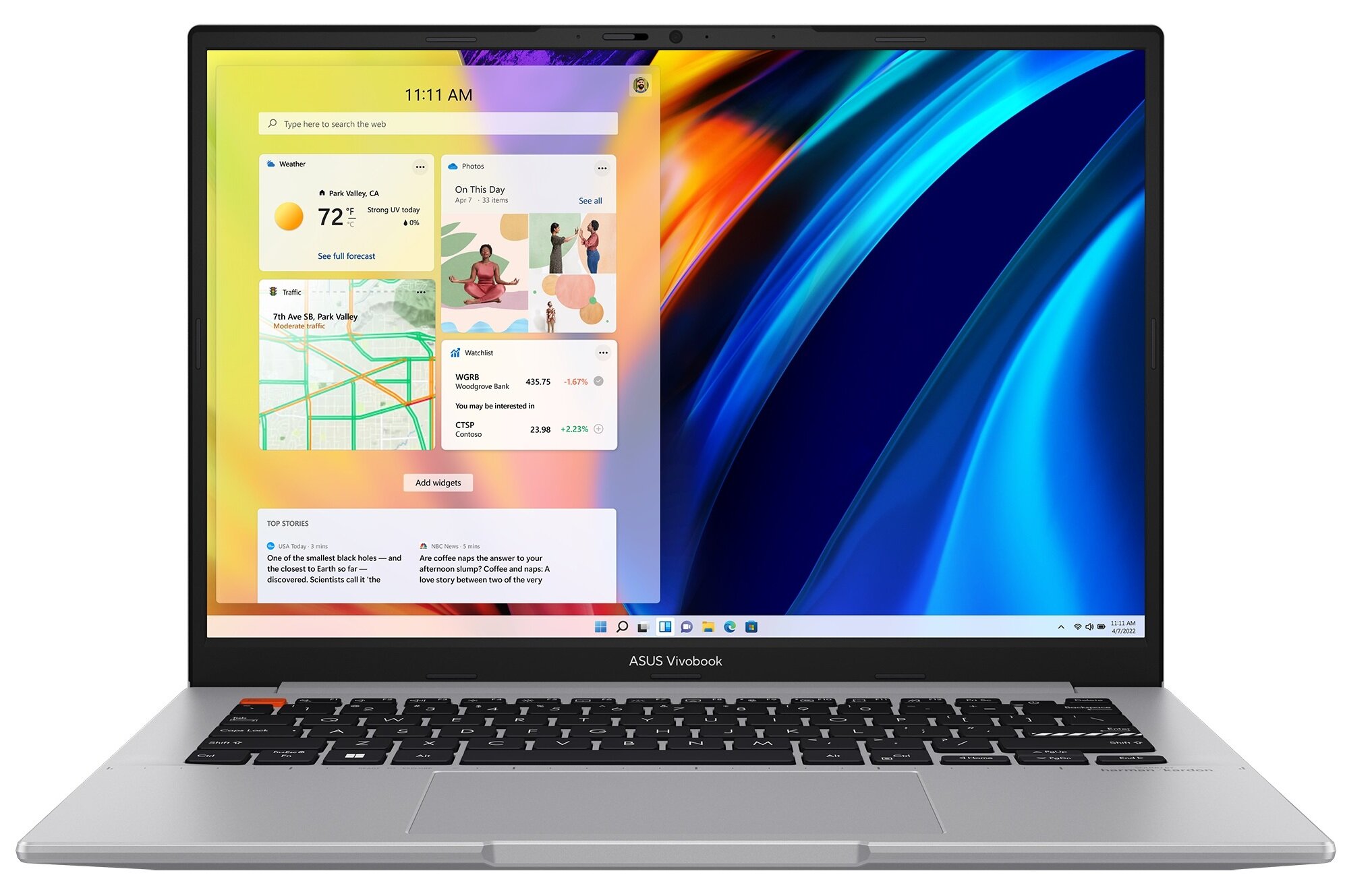 Ультрабук Asus VivoBook S 14 OLED M3402Ra-KM081 90NB0WH1-M00370 (AMD Ryzen 7 3200 MHz (6800H)/16384Mb/1024 Gb SSD/14"/1920x1080/Нет (Без ОС))