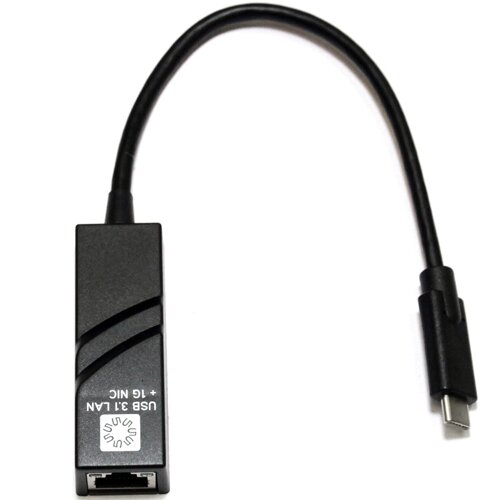 Сетевая карта RJ-45 5Bites UA3C-45-07BK USB3.1 Type-C на LAN Ethernet кабель-адаптер