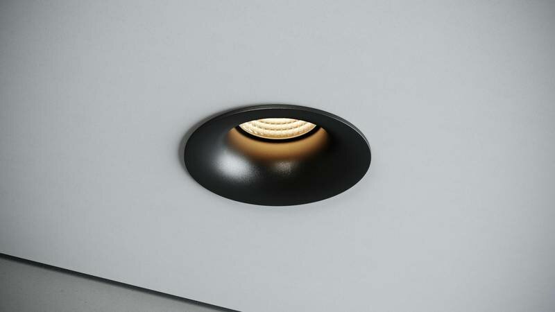 фото Quest Light Светильник встраиваемый, черный, под лампу GU10, IP20 SINGLE LD black