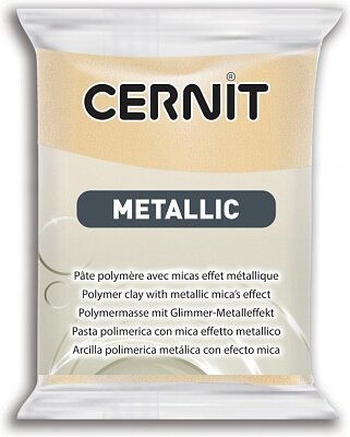 Полимерная глина CERNIT METALLIC 56г, шампань 045