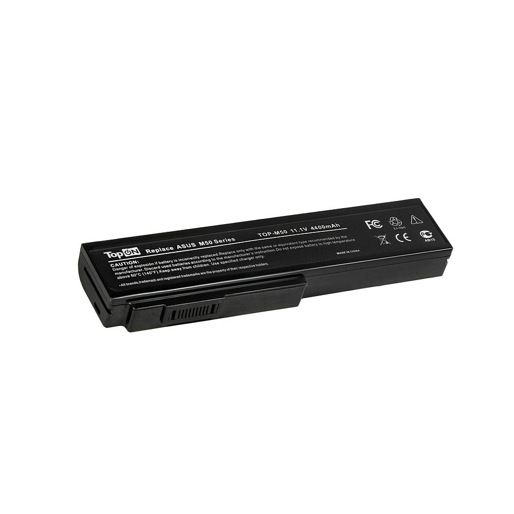 Аккумулятор для ноутбука Asus M50, M60, G50, G60, X55, X57, N43S, N52, N61VF Series. 11.1V 4400mAh 49Wh. PN: A32-M50, A33-M50.