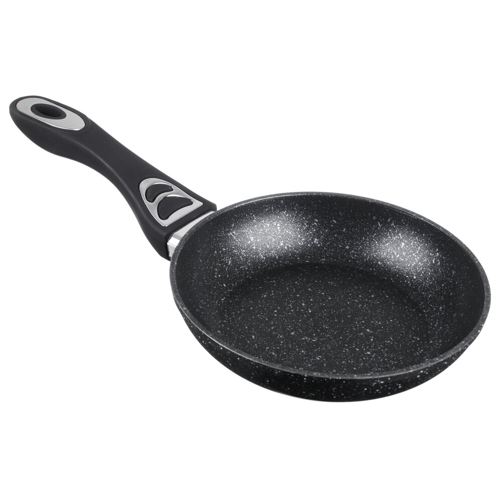 фото SATOSHI Танто Сковорода литая d20см, антипригарное покрытие Мрамор, индукция, 2 штуки