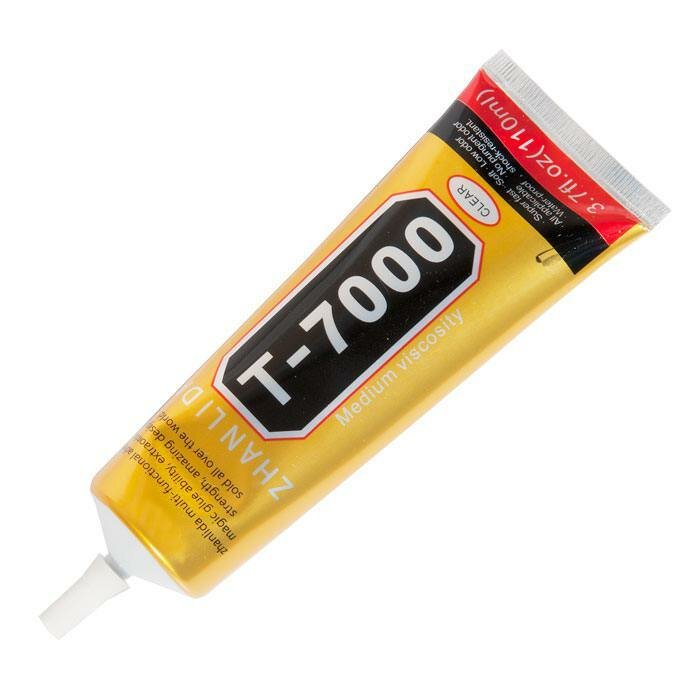 Т-7000 Клей герметик для проклейки тачскринов Т-7000 , черный, 110 мл