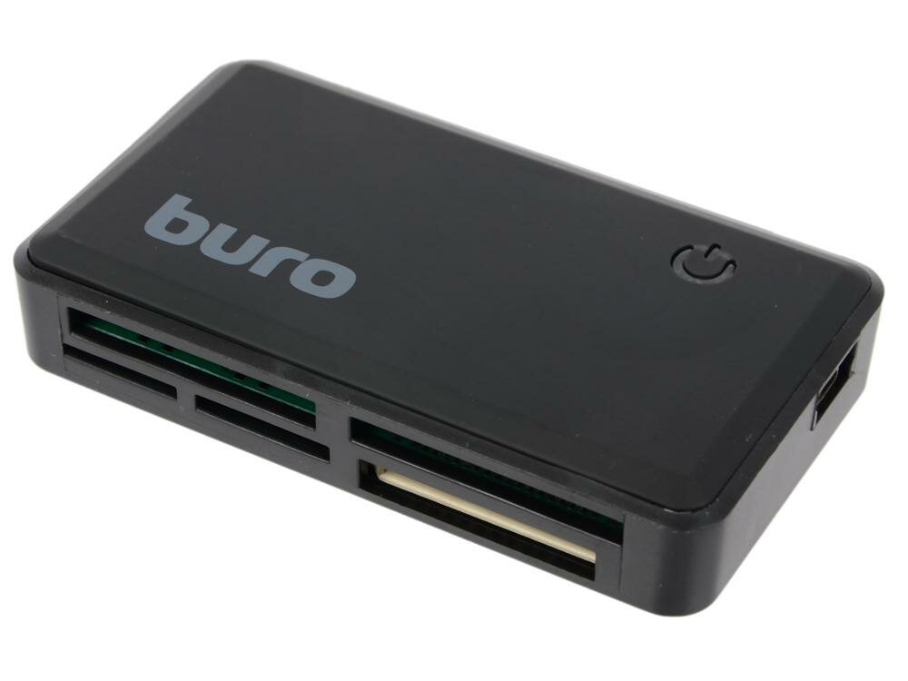 Картридер внешний Buro BU-CR-151 USB2.0 черный