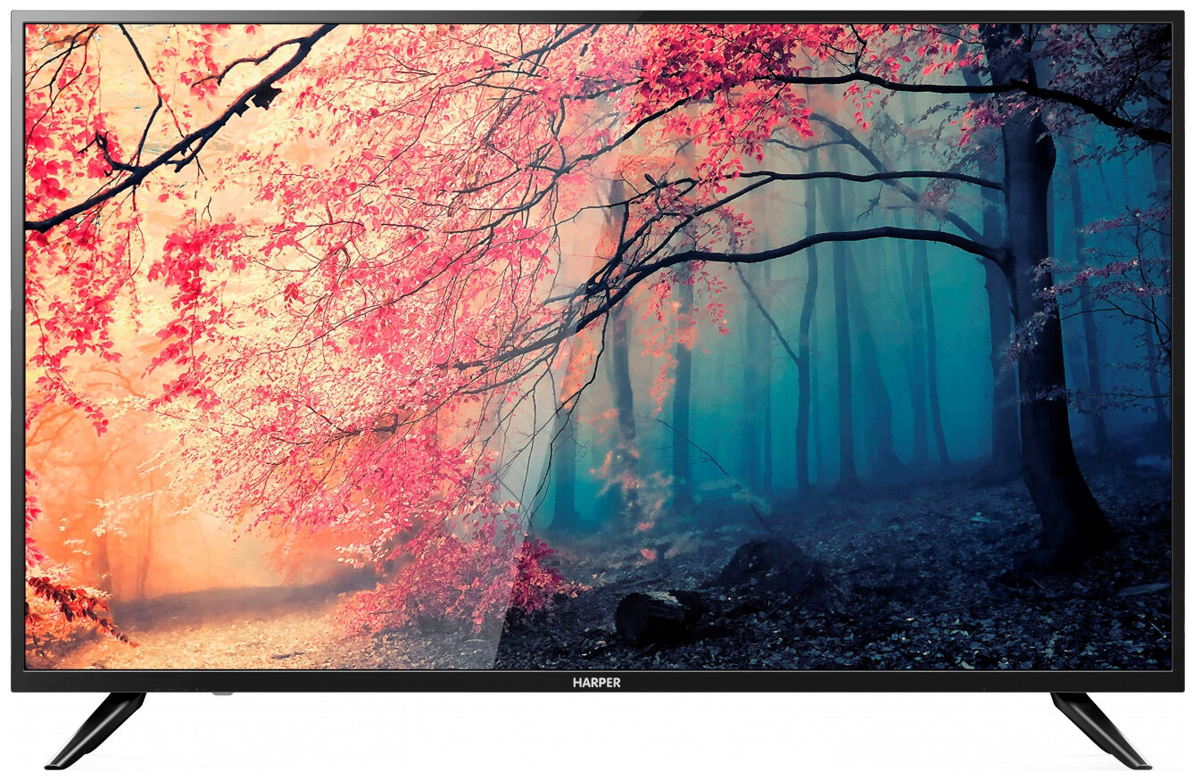 50" Телевизор HARPER 50U750TS IPS, черный