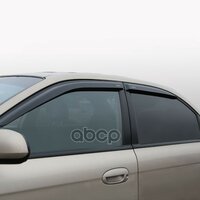 Комплект Дефлекторов Серия Samurai Kia Spectra 2005-2009 /Накладные/ Скотч /К-Т 4 Шт./ Voron Glass арт. DEF00233