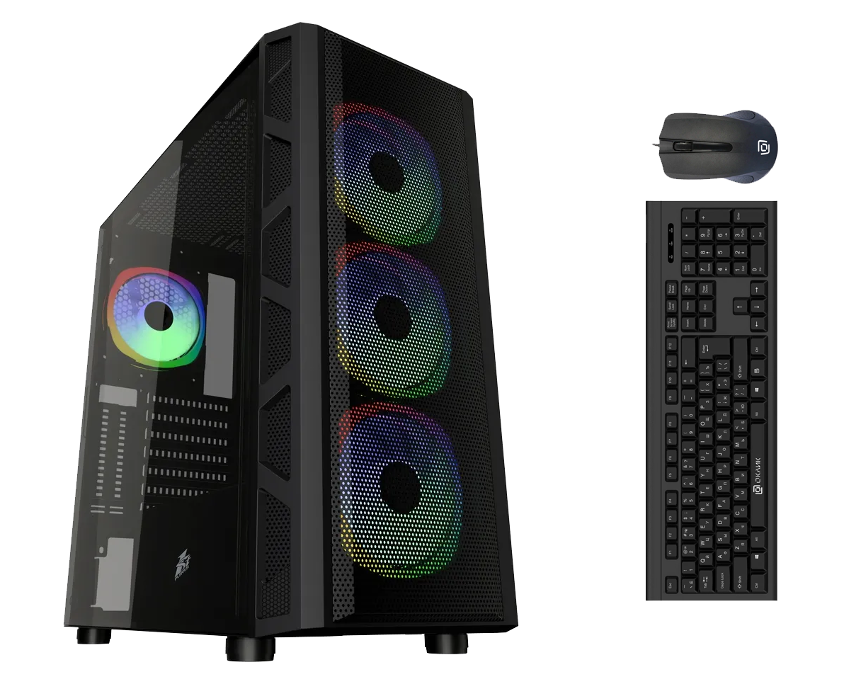 Игровой компьютер 675597 (Core i3-12100F 3.3 ГГц/Intel H610/8 ГБ 4.8 ГГц DDR5/256 ГБ SSD/GeForce GTX 1650 4 ГБ/1STPLAYER FIREBASE XP-E/500W)