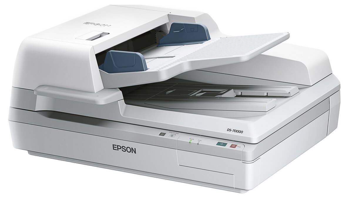 Сканер Epson WorkForce DS-70000 B11B204331 A3 Планшетный Светодиод 600x600dpi 48бита 70лист./мин. Кнопочная