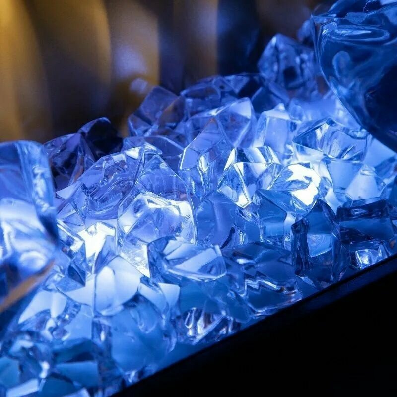 Линейный электроочаг RealFlame Diamond 50, муляж дрова и кристаллы, 10 цветов пламени и муляжа, обогрев, пульт ДУ (линейный электрический очаг) - фотография № 10