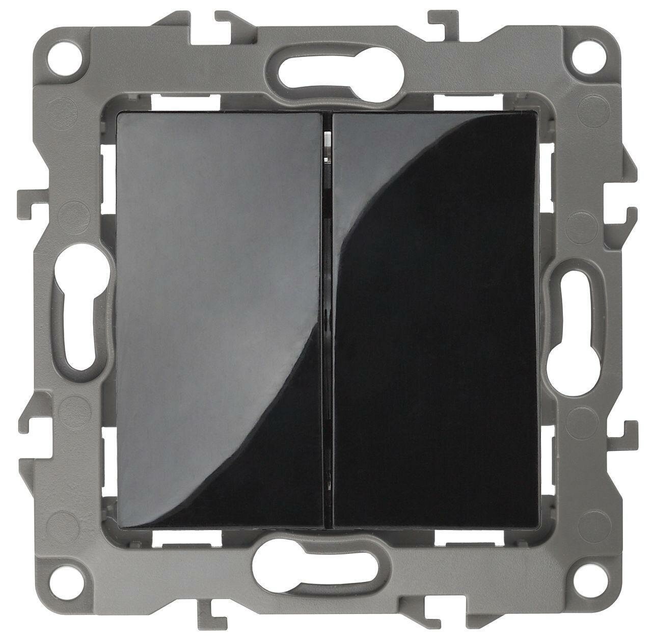 ЭРА Переключатель двухклавишный ЭРА 12 10AX 250V 12-1106-06 Б0014668