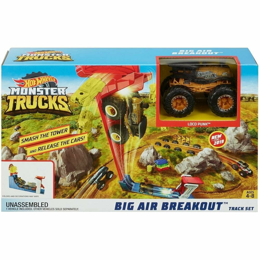 Mattel Hot Wheels Монстр трак "Поединок в воздухе" GCG00