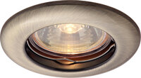 Светильник Arte Lamp A1203PL-1AB, GU10, 50 Вт, нейтральный белый, цвет арматуры: бронза, цвет плафона: бронзовый