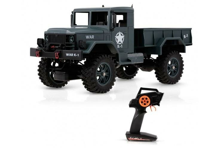 Радиоуправляемый внедорожник WL Toys Army Truck 4WD RTR масштаб 1:12 2.4G - WLT-124301