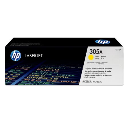 Картридж HP 305A/ желтый / 2600 страниц (CE412A)