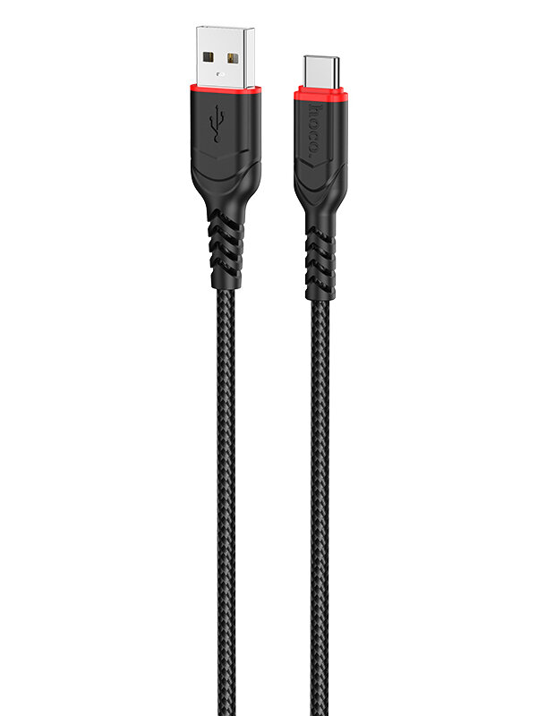 HOCO HC-44920 X59 USB кабель Type-C 1m 2.4A Нейлон Black