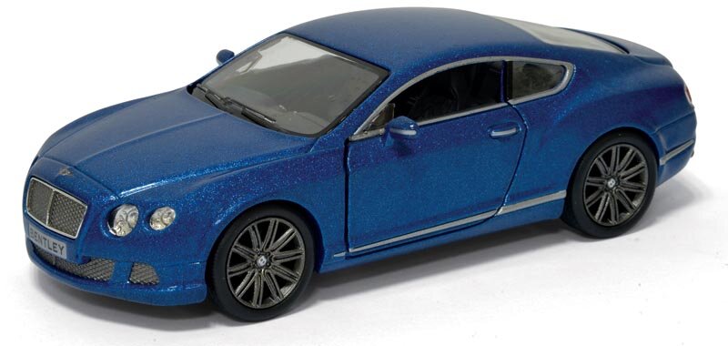 Модель машины Kinsmart Bentley Continental GT Speed, инерционная, 1/38 KT5369W