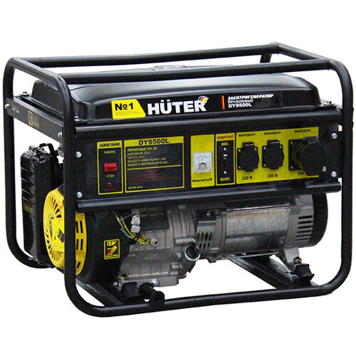 Бензиновый генератор Huter DY9500L (8000 Вт)