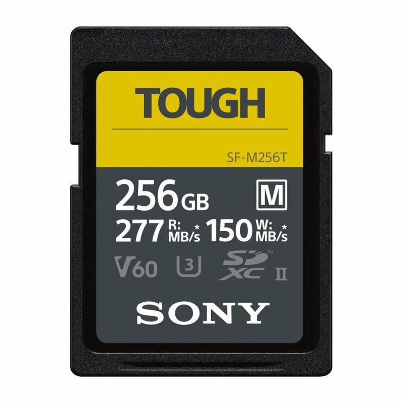 Карта памяти Sony SDXC Tough 256GB UHS-II U3 V60 R277/W150MB/s (SF-M256T)