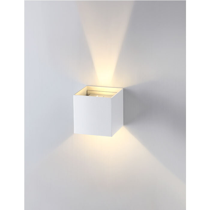 Уличный LED настенный светильник Novotech Calle 357518, Белый, LED