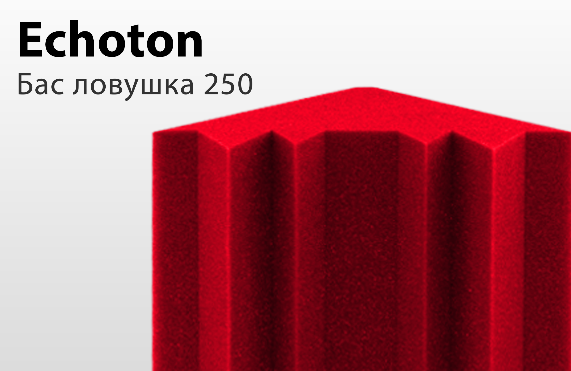 ECHOTON Акустический поролон Бас ловушка ECHOTON BassTrap 250 (1шт) 160-2600 Hz