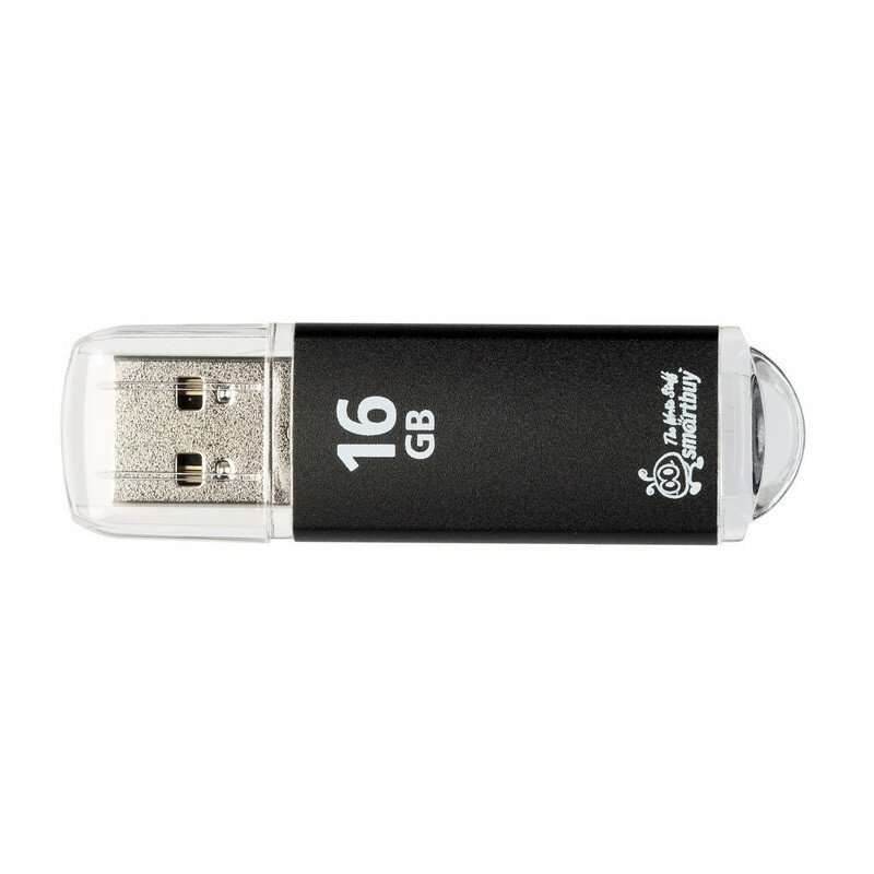 Флеш-память SmartBuy V-Cut 16 Gb USB 2.0 черная SB16GBVC-K 445913