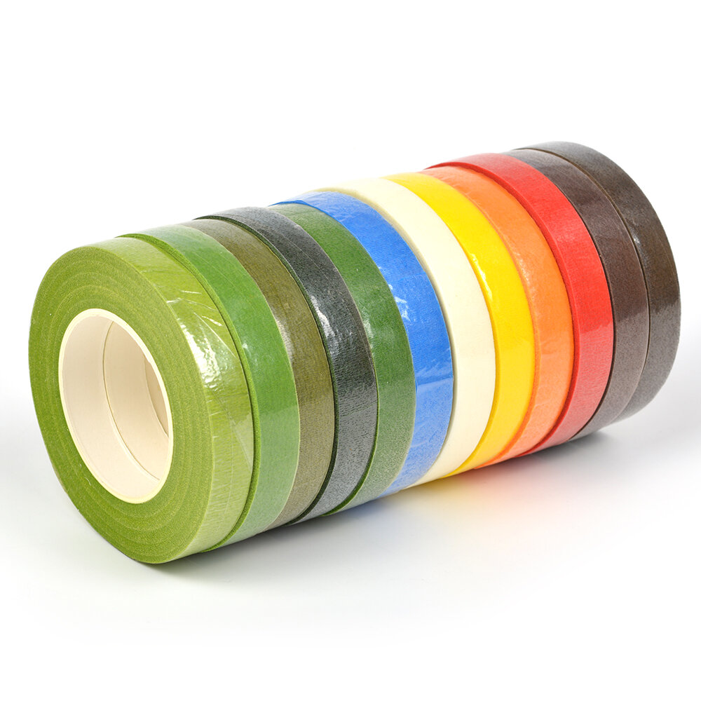 фото Набор тейп-ленты арт.TBY.MIX1, цв.ассорти, ширина 10 мм, уп.27.43 м (уп. 12 шт)