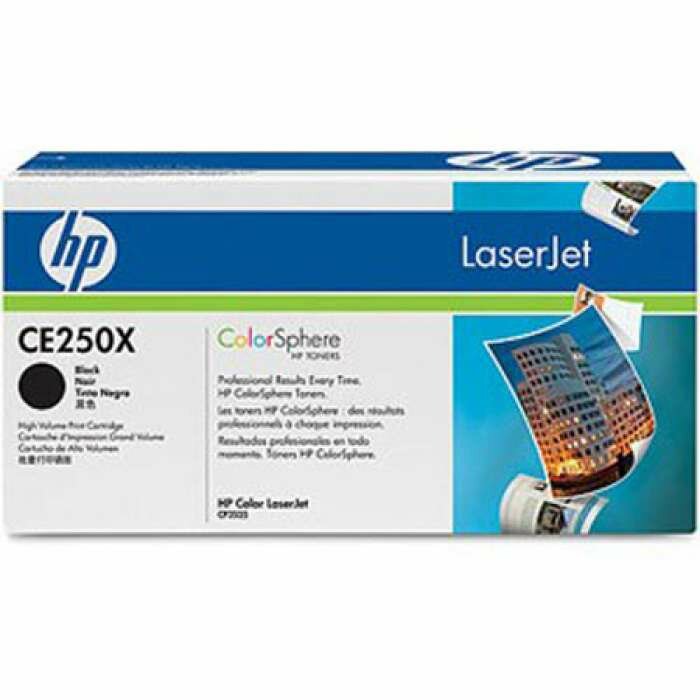 Картридж Cartridge HP 504X для CLJ CP3525/CM3530, черный (10 500 стр.)