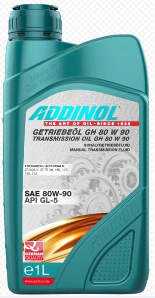 Трансмиссионное масло ADDINOL Getriebeöl GH 80W-90 LS 1л