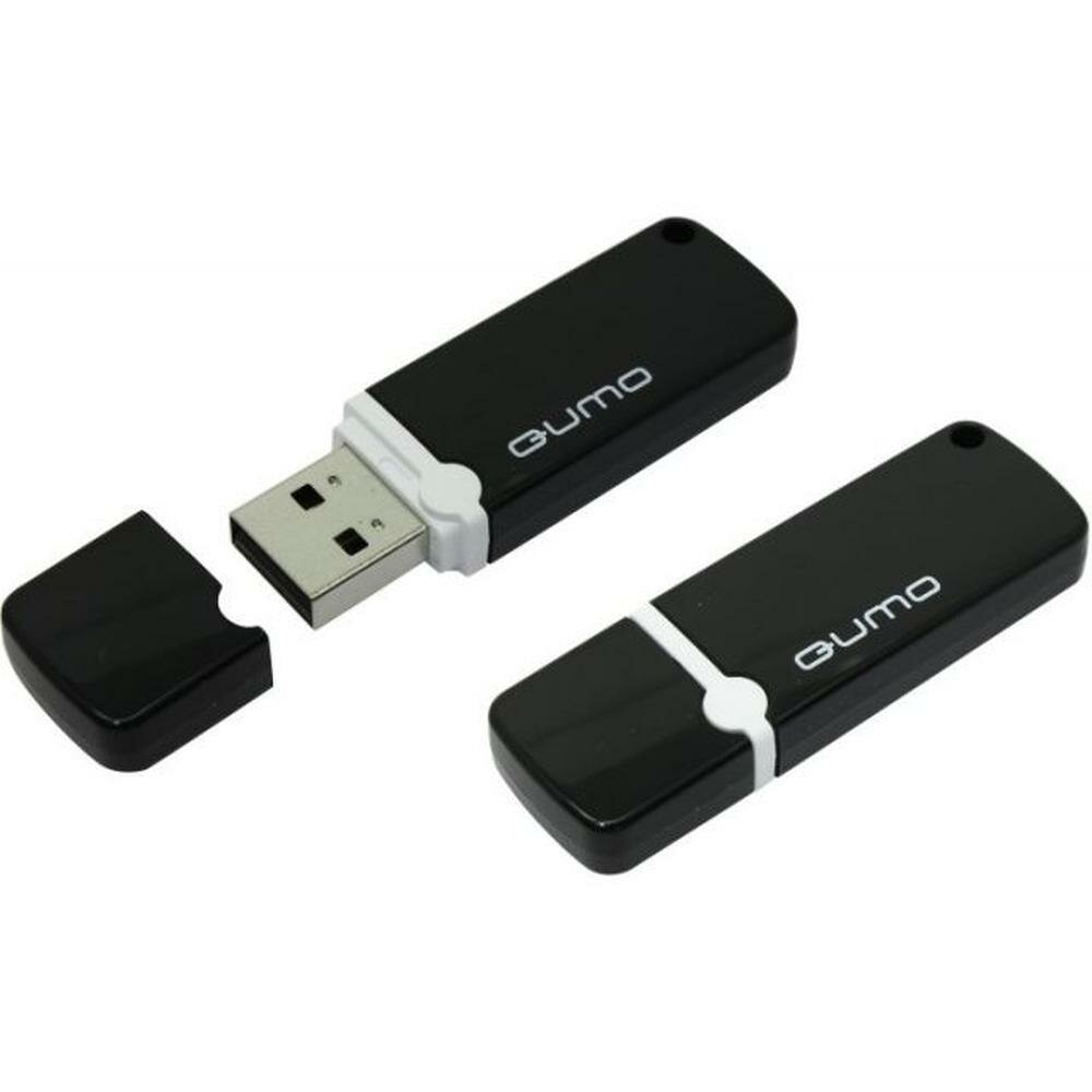 Флеш-диск USB 8Гб Qumo Optiva 02 Black ( QM8GUD-OP2-black )