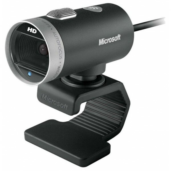   Microsoft LifeCam Cinema USB 2.0, 1280x720, 5Mpix foto, , Mic, Black/Silver (6CH-00002)