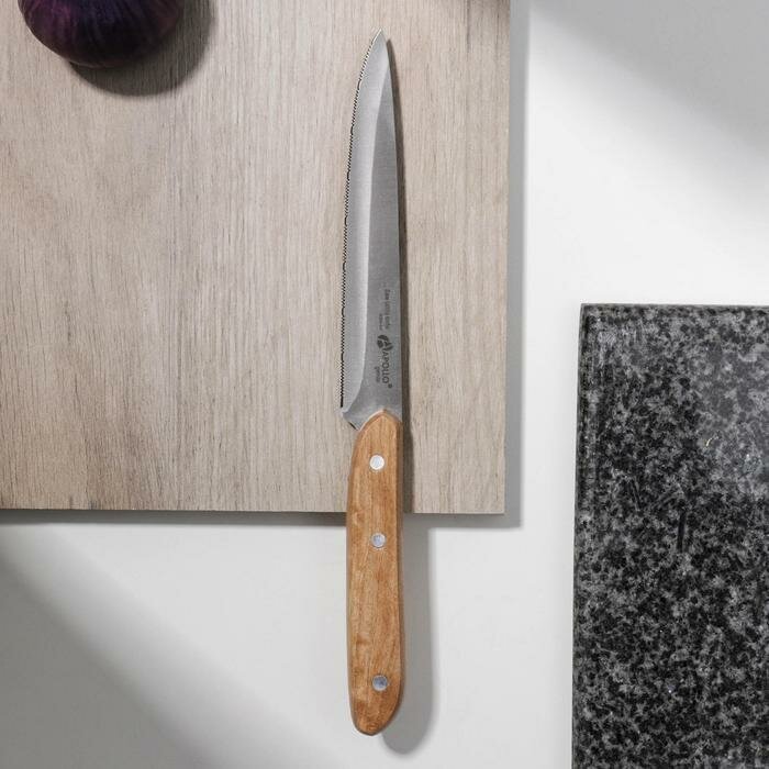 Apollo Нож кухонный для мяса Apollo Woodstock лезвие 12 см