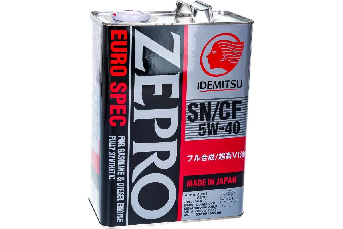    IDEMITSU Zepro Euro Spec 5W-40, 4 , 1 .