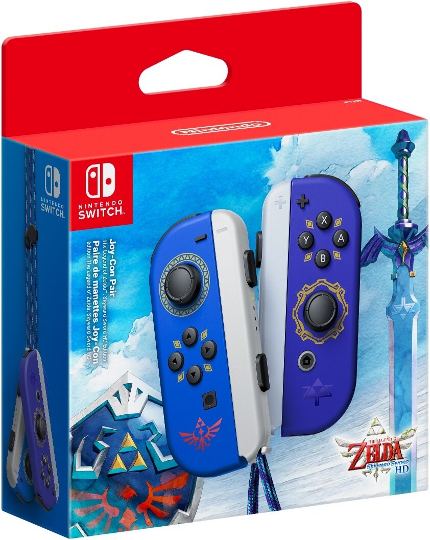 Джойстики Joy-Con (издание The Legend of Zelda: Skyward Sword) (Nintendo Switch)