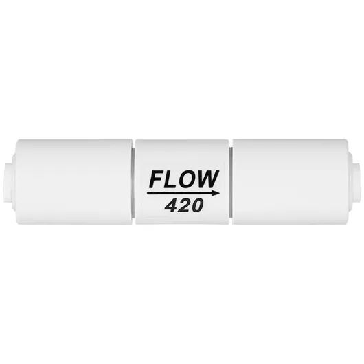 Ограничитель потока FLOW 420 (регулятор дренажа, рестриктор) 420 мл совместим со всеми системами (Гейзер Барьер AquaPro Raifil Новая Вода Atoll) - фотография № 1