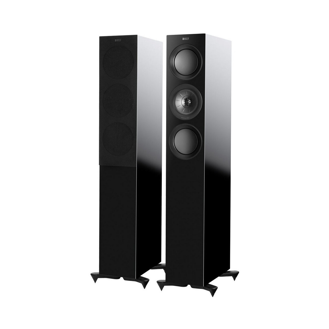 Напольная акустическая система KEF R5 Black Gloss