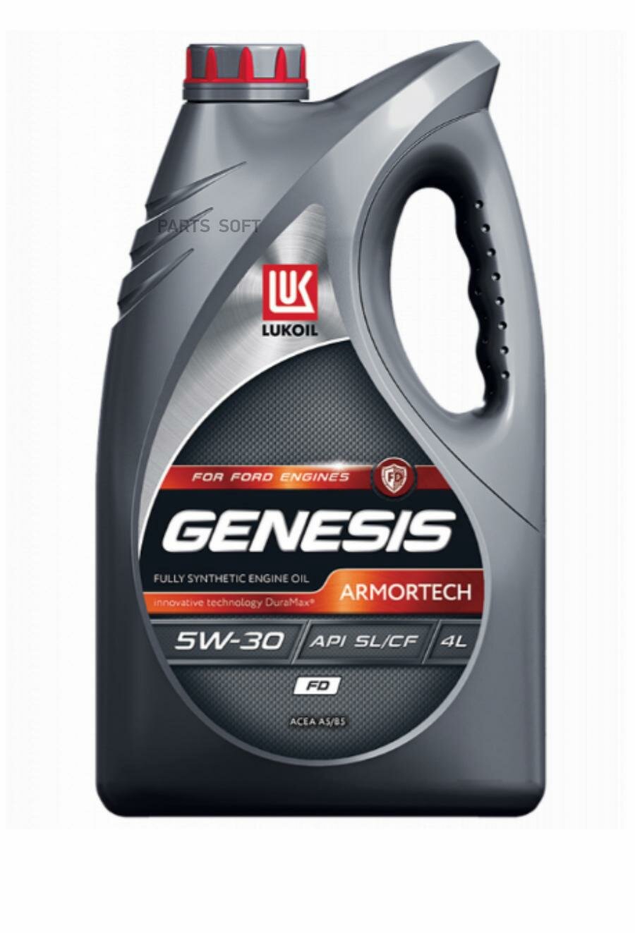 LUKOIL 3149878 Масло Лукойл 5W30 Genesis Armortech FD API SL/CF A5/B5 4л син