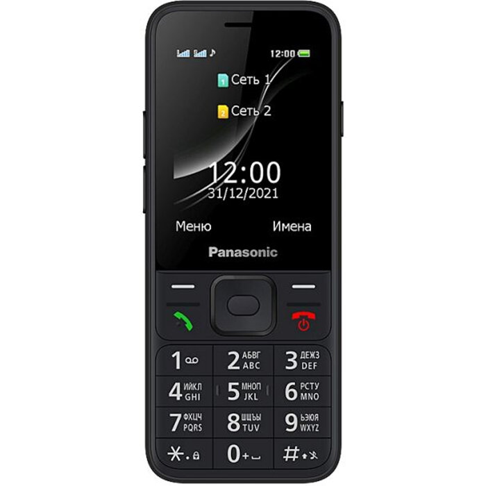 Panasonic Мобильный телефон Panasonic TF200 чёрный (KX-TF200RUB)