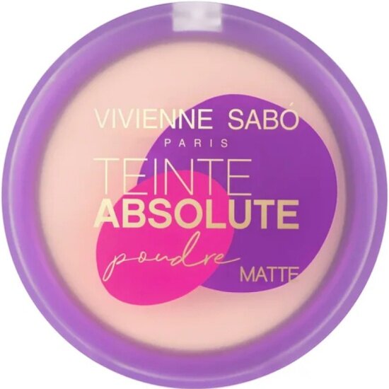 Пудра компактная матирующая VIVIENNE SABO Teinte Absolute matte, тон 01