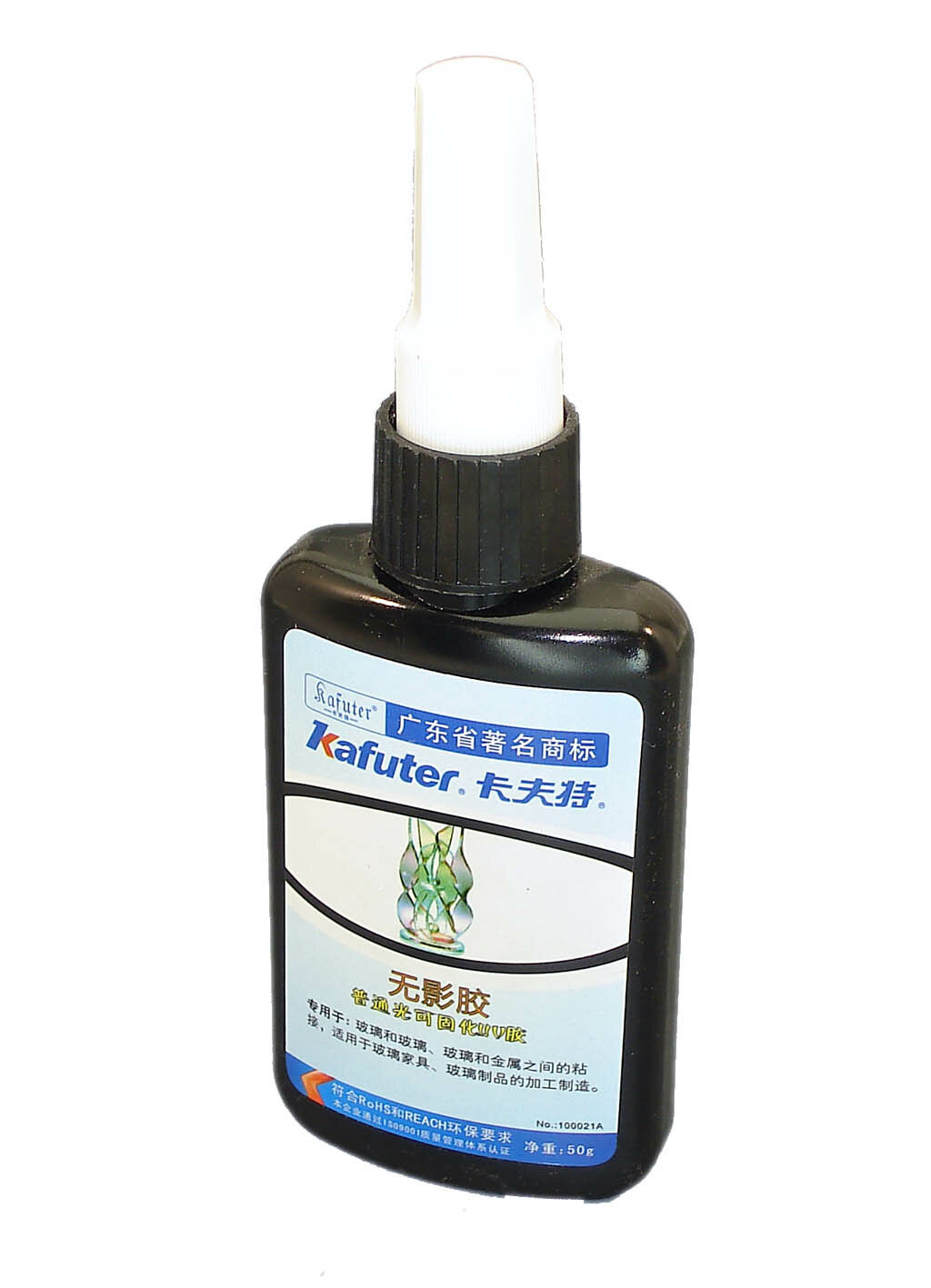 фото Ультрафиолетовый клей для стекла и металла Kafuter 50 г.