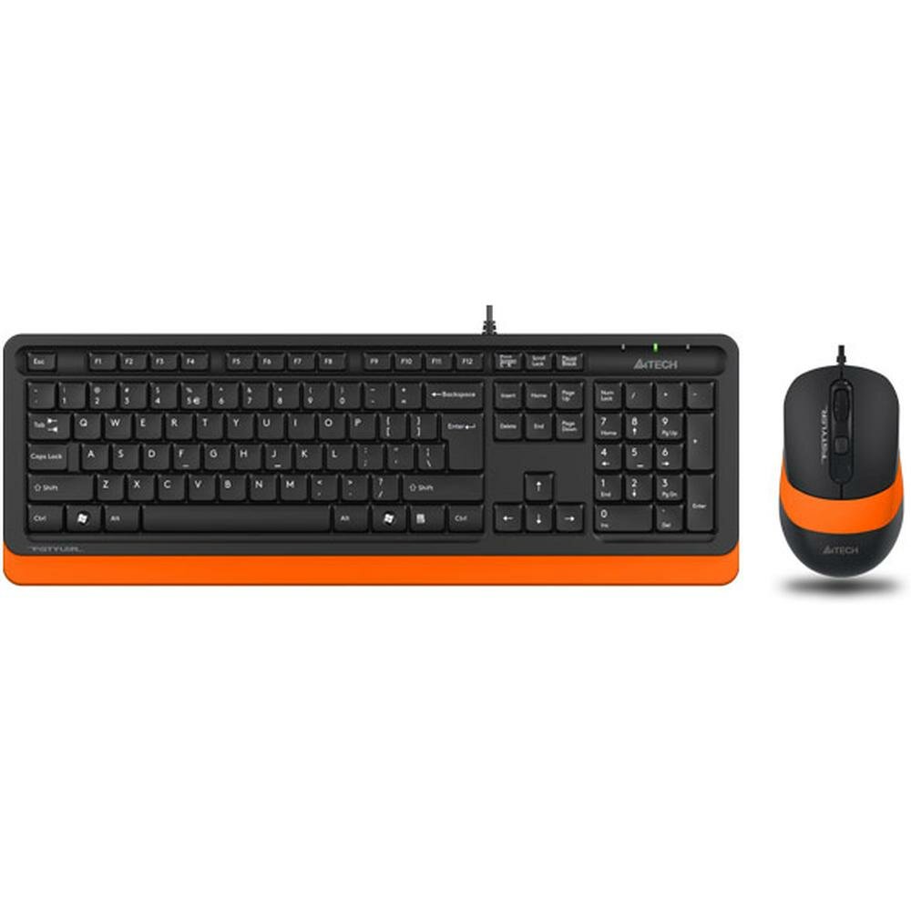 Комплект проводной A4Tech Fstyler F1010 Black/Orange