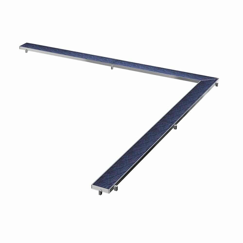 Решетка Tece TECEdrainline Plate 120х120 см под плитку угловая - фото №2