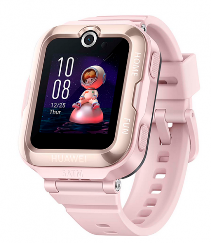 Детские умные часы HUAWEI WATCH KIDS 4 Pro Розовые