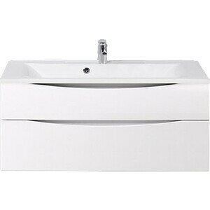 Тумба с раковиной BelBagno Marino-H60 120 bianco lucido (MARINO-H60-1200-2C-SO-BL-P, BB1200/450-LV-MR-PR)