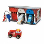 Игровой набор Melissa & Doug Классические игрушки Гараж со спасательными машинами - изображение