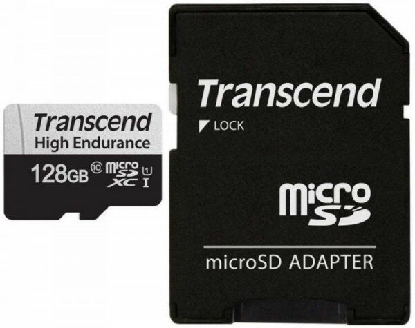 Карта памяти Transcend 128GB microSD TS128GUSD350V